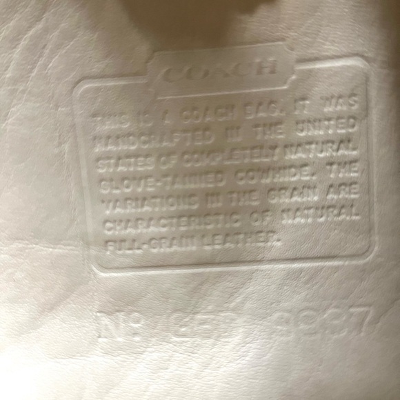 VINTAGE COACH RITCHIE BAG, BONE No. 9937 - Picture 14 of 16